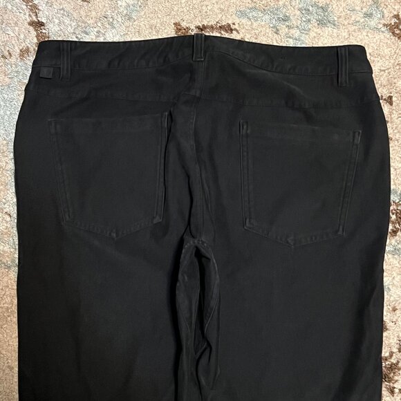 Lululemon Mens ABC Pant Slim Utilitech Size 34 Black - Picture 4 of 7